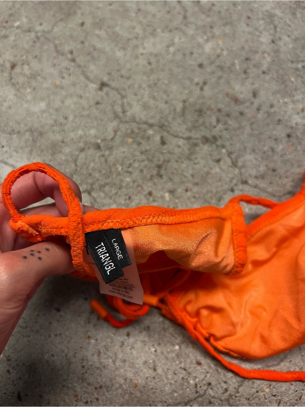 triangl orange zebra set - Picture 4 of 5
